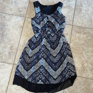 Espresso Purple & Black Dress Size Small